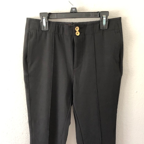 NWT Massimo Dutti Slim Black Work Pants - Picture 2 of 8